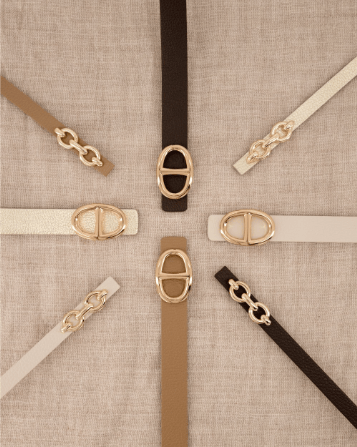 Leren riemen collectie